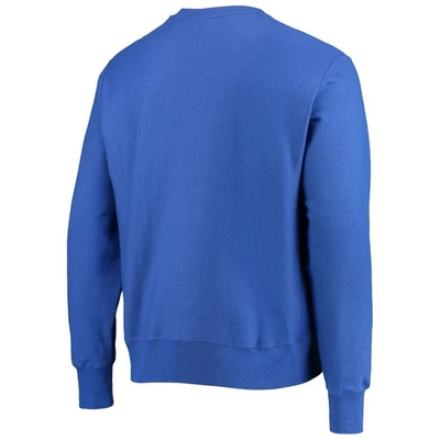 Shop Champion Royal Pitt Panthers Vault Logo Reverse Weave Pullover Sweatshirt