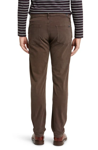 Shop 7 For All Mankind Slimmy Luxe Performance Plus Slim Fit Pants In Chestnut