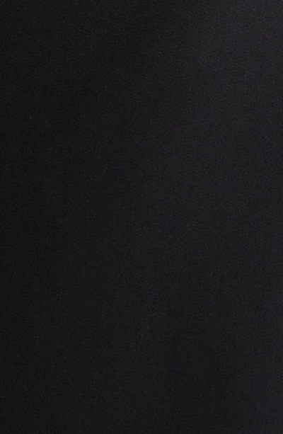 Shop Carolina Herrera Bow Detail Bateau Neck Shift Dress In Black