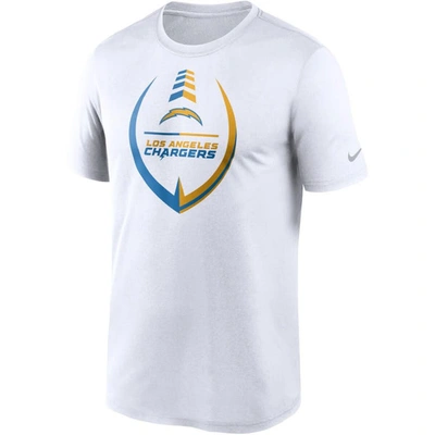 Shop Nike White Los Angeles Chargers Icon Legend Performance T-shirt