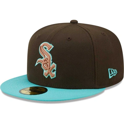 Shop New Era Brown/mint Chicago White Sox  Walnut Mint 59fifty Fitted Hat