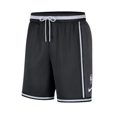 Shop Nike Black Brooklyn Nets Pre-game Performance Shorts