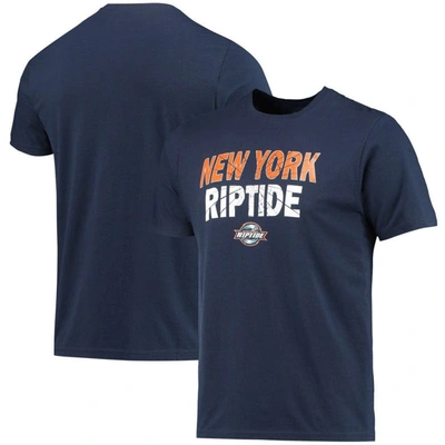 Shop Levelwear Navy New York Riptide Team Logo Thrive T-shirt