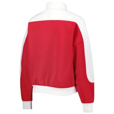 Shop Gameday Couture Crimson Oklahoma Sooners Make It A Mock Sporty Pullover Sweatshirt