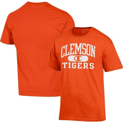 Shop Champion Orange Clemson Tigers Arch Pill T-shirt