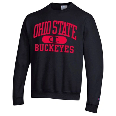 Shop Champion Black Ohio State Buckeyes Arch Pill Sweatshirt