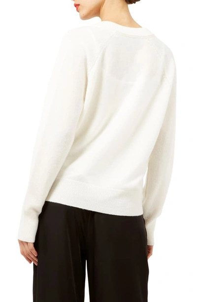 Shop Equipment Madalene Cashmere Sweater In Nature White