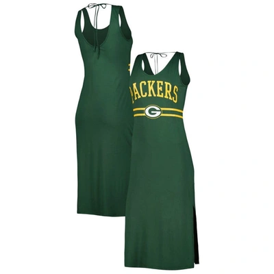 Shop G-iii 4her By Carl Banks Green Green Bay Packers Training V-neck Maxi Dress