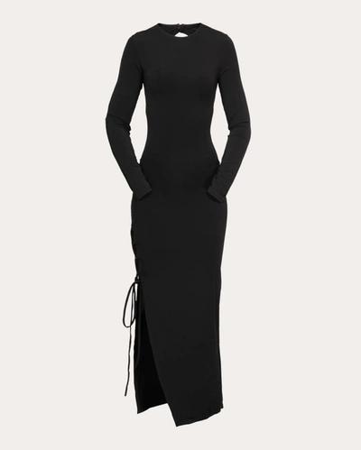 Shop Byvarga Women's Drew Jersey Maxi Dress In Black