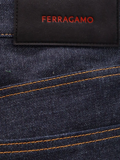 Shop Ferragamo Jeans In Blue