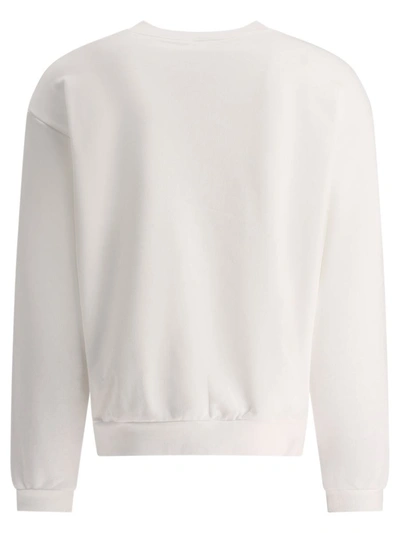 Shop Kapital "night Shift" Sweatshirt In White