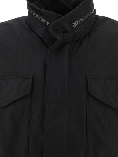 Shop Orslow "m-65" Jacket In Black