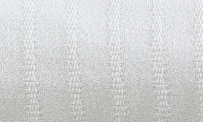 Vera Wang Ribbed 100% Cotton Blanket In White