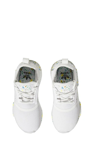 Shop Adidas Originals Kids' Nmd_r1 Sneaker In White/ White