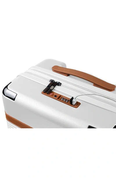 Champs Vintage Black Hardside 3-piece Luggage Set In Ivory