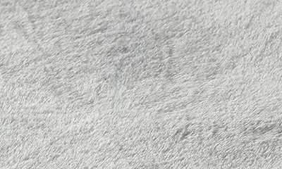 Kenneth Cole Faux Fur Reversible Throw In Grey