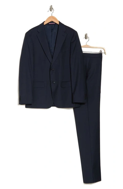 Shop Tommy Hilfiger Classic Wool Blend Suit In Navy