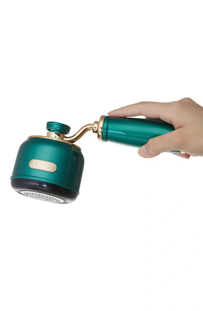 Shop Salav Retro Edition Lint Roller Fabric Shaver In Emerald