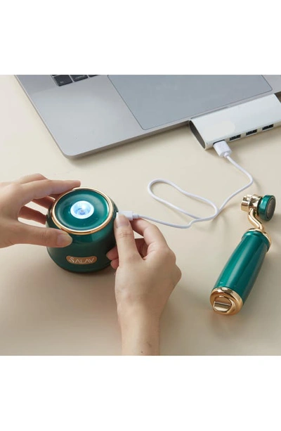 Salav Retro Edition Lint Roller Fabric Shaver In Emerald