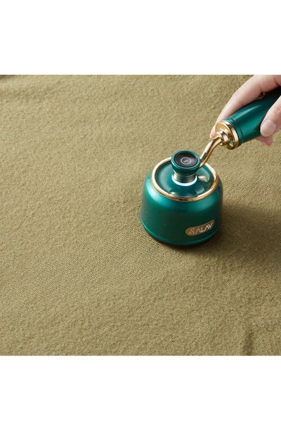 Salav Retro Edition Lint Roller Fabric Shaver In Emerald