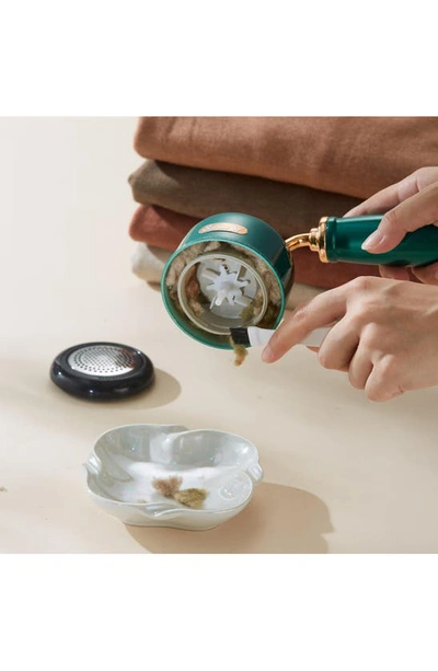 Salav Retro Edition Lint Roller Fabric Shaver In Emerald