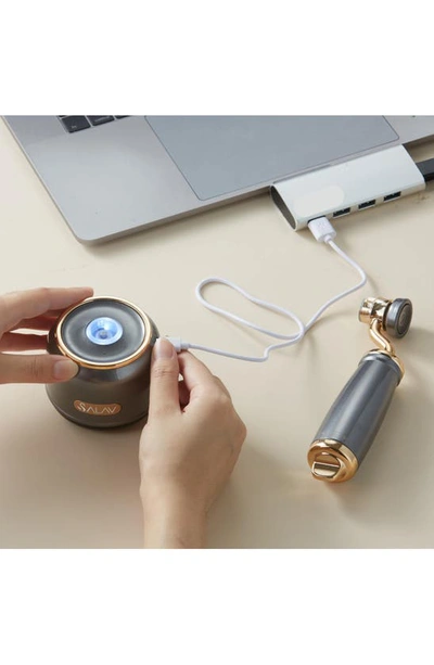 Salav Retro Edition Lint Roller Fabric Shaver In Titanium