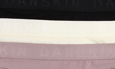 Shop Danskin Rib 5-pack Bikinis In Beige Multi
