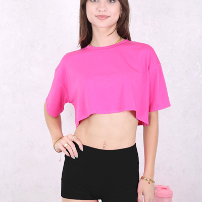 Shop Anna-kaci Solid Color High Waist Sports Shorts In Black