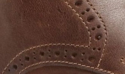 Johnston & Murphy Acklen Wingtip Derby In Brown Oiled