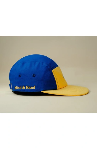 Shop 9tofive Mind & Hand 5-panel Cap In Blue