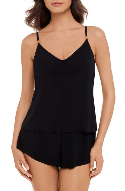 Shop Magicsuit Mila One-piece Romper Swimsuit In Black