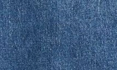 Shop Nn07 Roger 1871 Distressed Stretch Denim Overshirt In Mid Blue