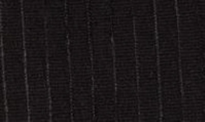 Shop Partow Monique Sheer Stripe Sweater Skirt In Black