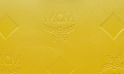 Shop Mcm Medium Dessau Dégradé Leather Bucket Bag In Old Gold