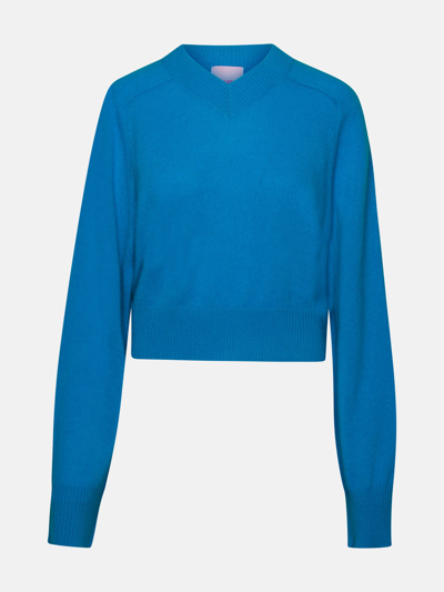 Shop Crush Indigo Cashmere Sweater In Blue