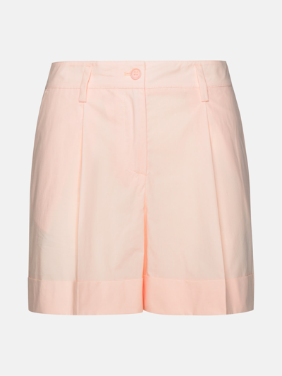 Shop P.a.r.o.s.h 'canyox' Pink Cotton Shorts