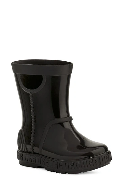 Ugg (r) Kids' Drizlita Waterproof Rain Boot In Black