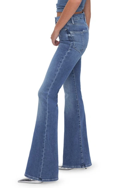 Shop Good American Good Legs Flare Jeans In Indigo591