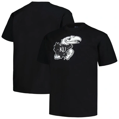 Shop Profile Black Kansas Jayhawks Big & Tall Pop T-shirt