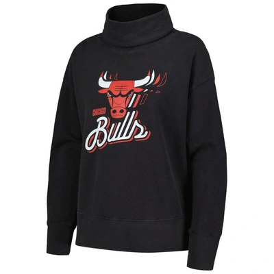 Shop Levelwear Black Chicago Bulls Sunset Pullover Sweatshirt