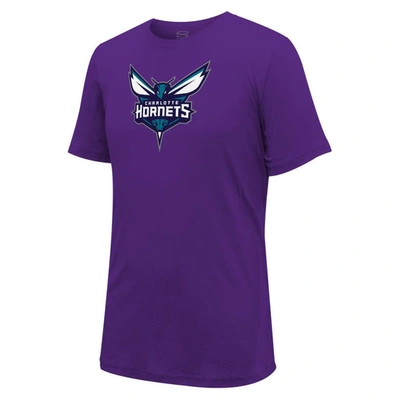 Shop Stadium Essentials Unisex  Purple Charlotte Hornets Primary Logo T-shirt