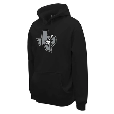 Shop Stadium Essentials Unisex   Black San Antonio Spurs Primary Logo Pullover Hoodie