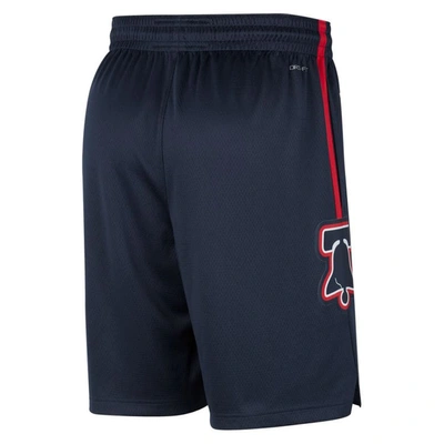 Shop Nike Navy Philadelphia 76ers 2023/24 City Edition Swingman Shorts