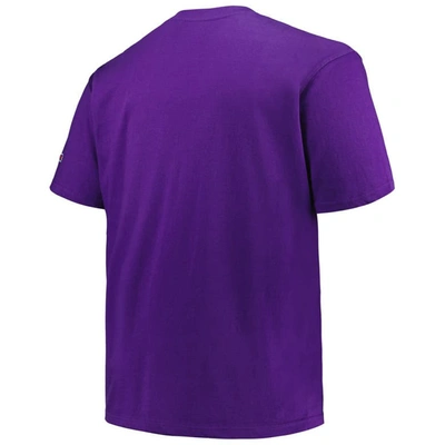 Shop Champion Purple Kansas State Wildcats Big & Tall Arch Over Logo T-shirt
