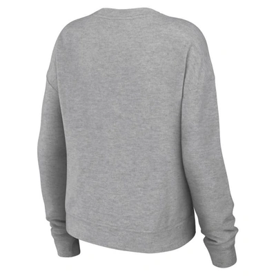 Shop Wear By Erin Andrews Heather Gray Seattle Seahawks Knit Long Sleeve Tri-blend T-shirt & Pants Sleep