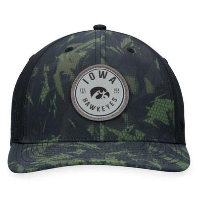 Shop Top Of The World Black Iowa Hawkeyes Oht Military Appreciation Camo Render Flex Hat