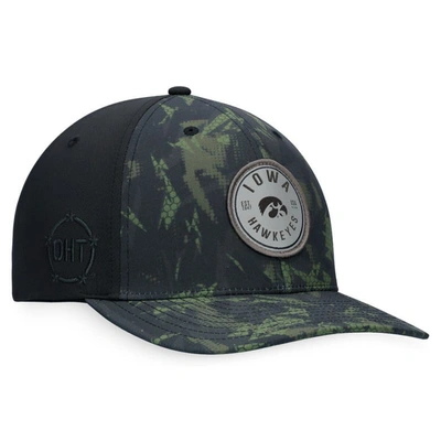 Shop Top Of The World Black Iowa Hawkeyes Oht Military Appreciation Camo Render Flex Hat