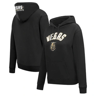 Shop Pro Standard Black Vegas Golden Knights Classic Chenille Pullover Hoodie