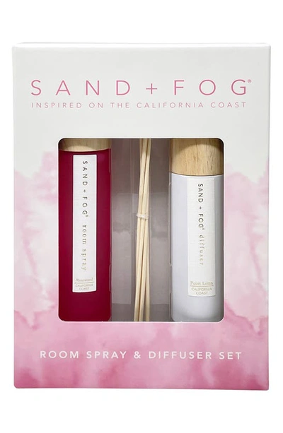 Shop Sand And Fog Rosewood Point Loma Room Spray & Diffuser Set In Pink