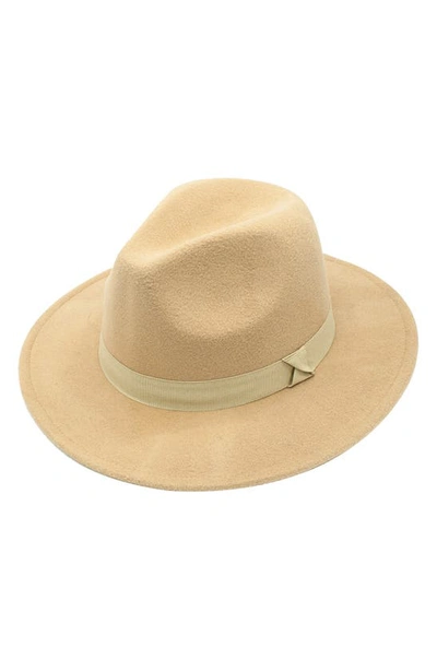 Shop Peter Grimm Sonja Felt Panama Hat In Beige
